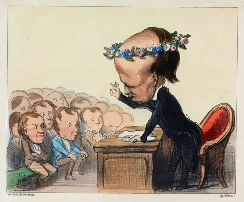 Souvenirs du congrès de la Paix — Honoré Daumier