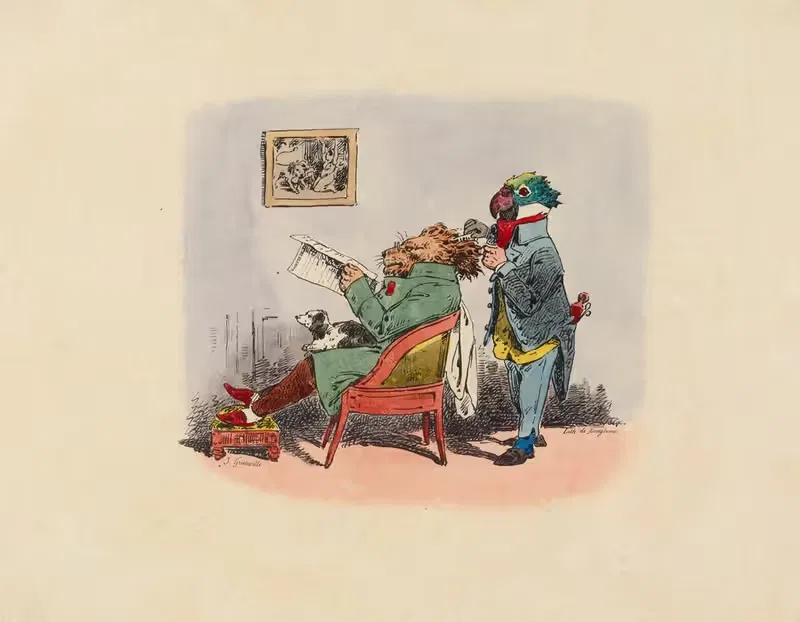 Que pensez-vous de l'expédition Expédiez bavard — J. J. Grandville