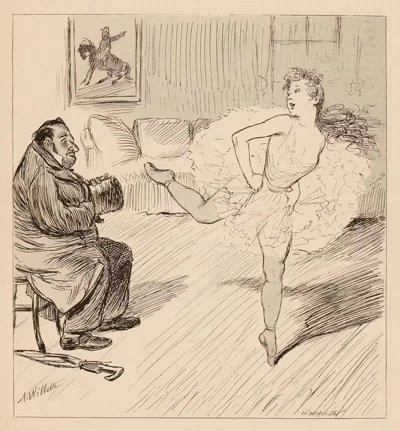 D'où il vient l'argent.Mais d'Issy, mon pt'itit vieux — Adolphe Léon Willette