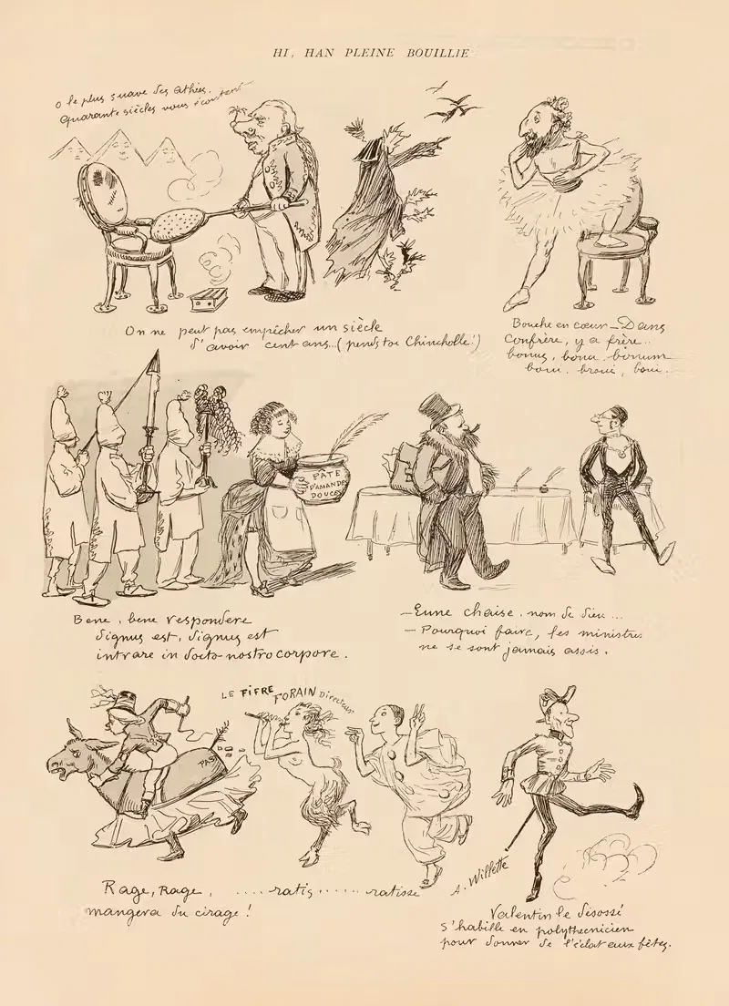 Hi, Han pleine bouillie — Adolphe Léon Willette