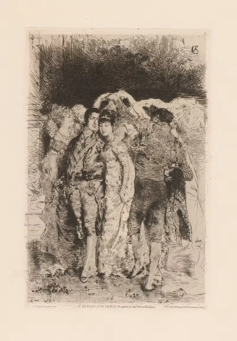 Брак принца by Антонио Касановы и Эстораха, 1880 — digital art print download