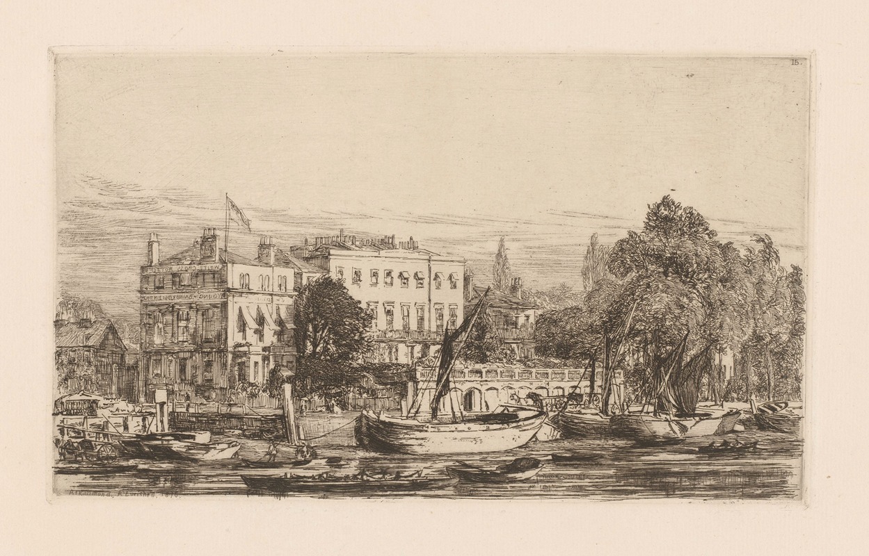 À Richemond sur la Tamise — Arthur Evershed