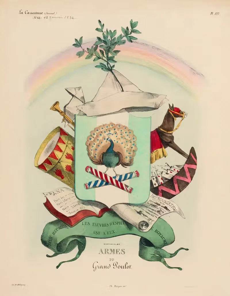 Armes du grand poulot — Charles Philipon