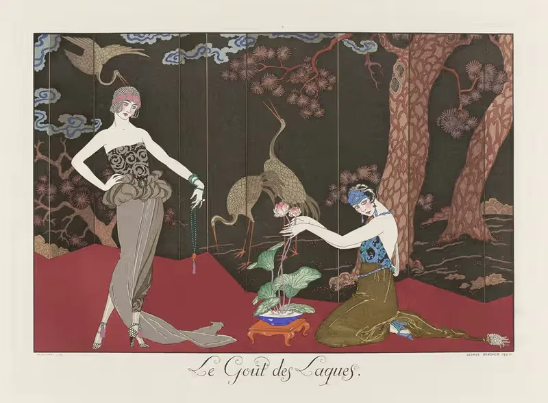 Вкус лаков by Жорж Барбье, 1924 — digital art print download