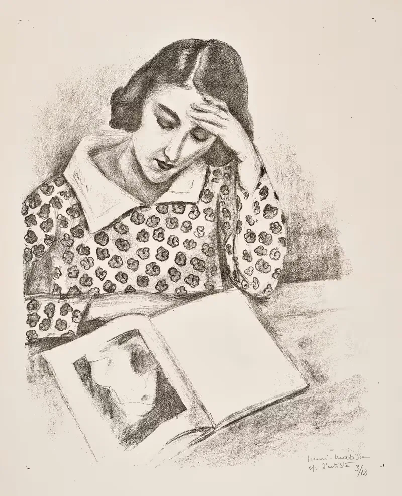 Grande liseuse by Henri Matisse, 1923 — digital art print download