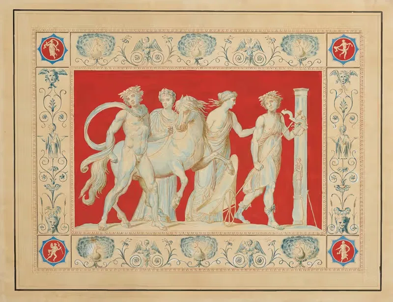 La jeunesse et l'éducation de Dionysus. — Marco Carloni