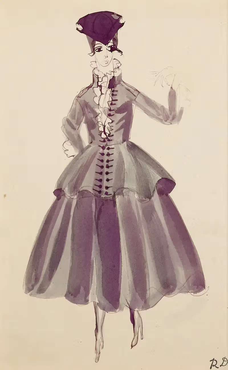 Etude de robe pour Paul Poiret — Raoul Dufy