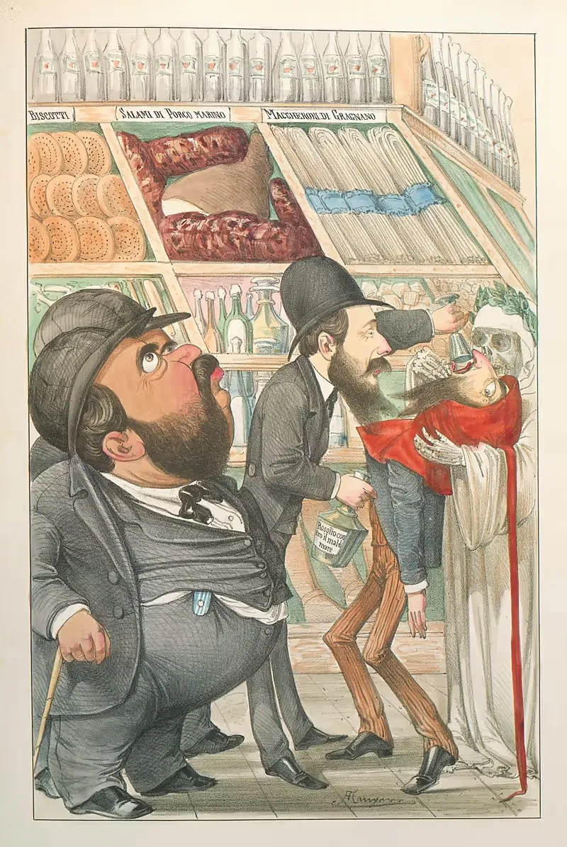 L'esposizione marittima visitata da Dante e Virgilio Pl.23 — Antonio Manganaro