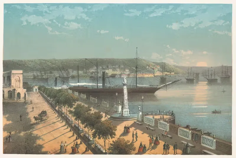 Аллея де Паула by Пьер Туссен Фредерик Миаль, 1855 — digital art print download
