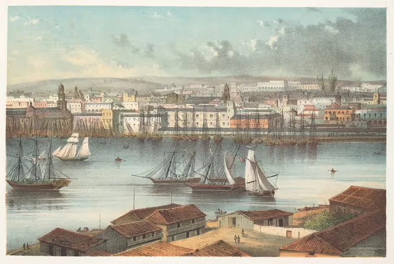 Habana by Pierre Toussaint Frédéric Mialhe, 1855 — digital art print download