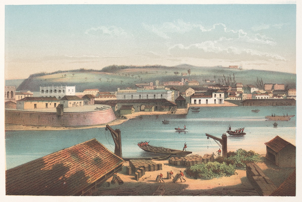 Матансас by Пьер Туссен Фредерик Миаль, 1855 — digital art print download