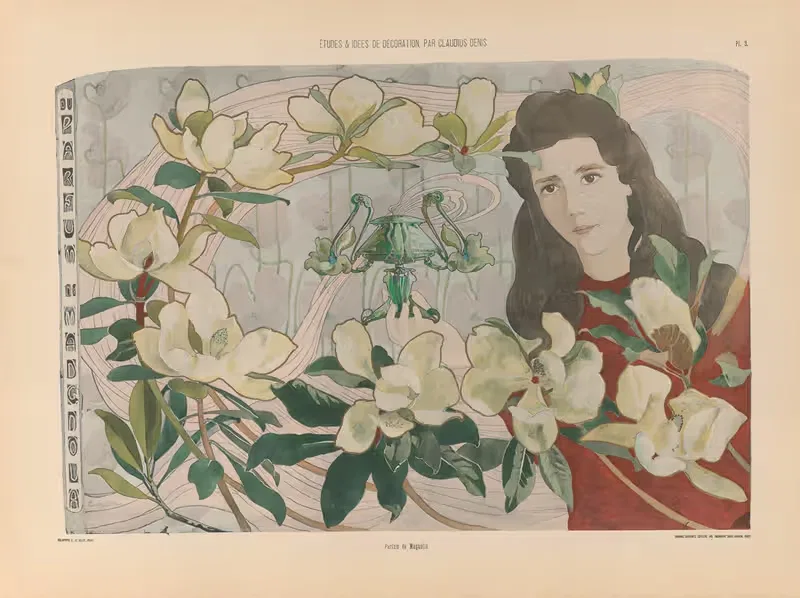 Запах магнолии by Клавдий Денис, 1920 — digital art print download