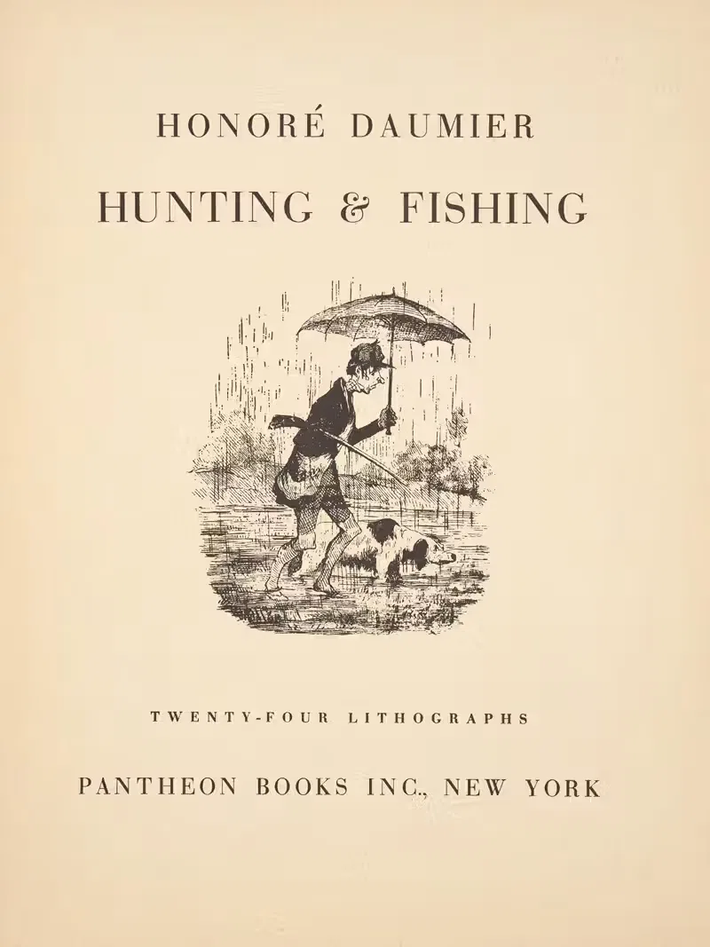 Hunting and fishing Pl.01 — Honoré Daumier