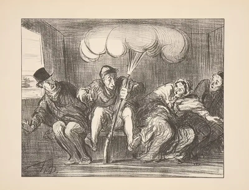 Hunting and fishing Pl.14 — Honoré Daumier