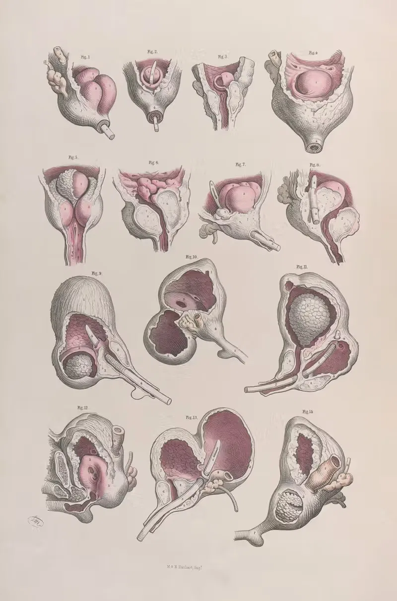 Хирургическая анатомия Пл.46 by Жозеф Макиллис, 1856 — digital art print download