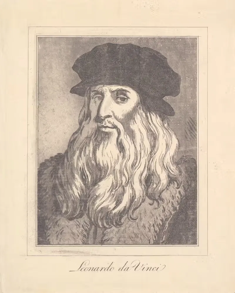 Characaturas by Leonardo da Vinci Pl.02 — Wenceslaus Hollar