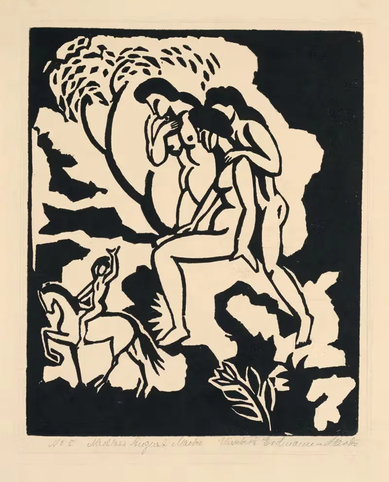 Прощай by Август Макке, 1913 — digital art print download