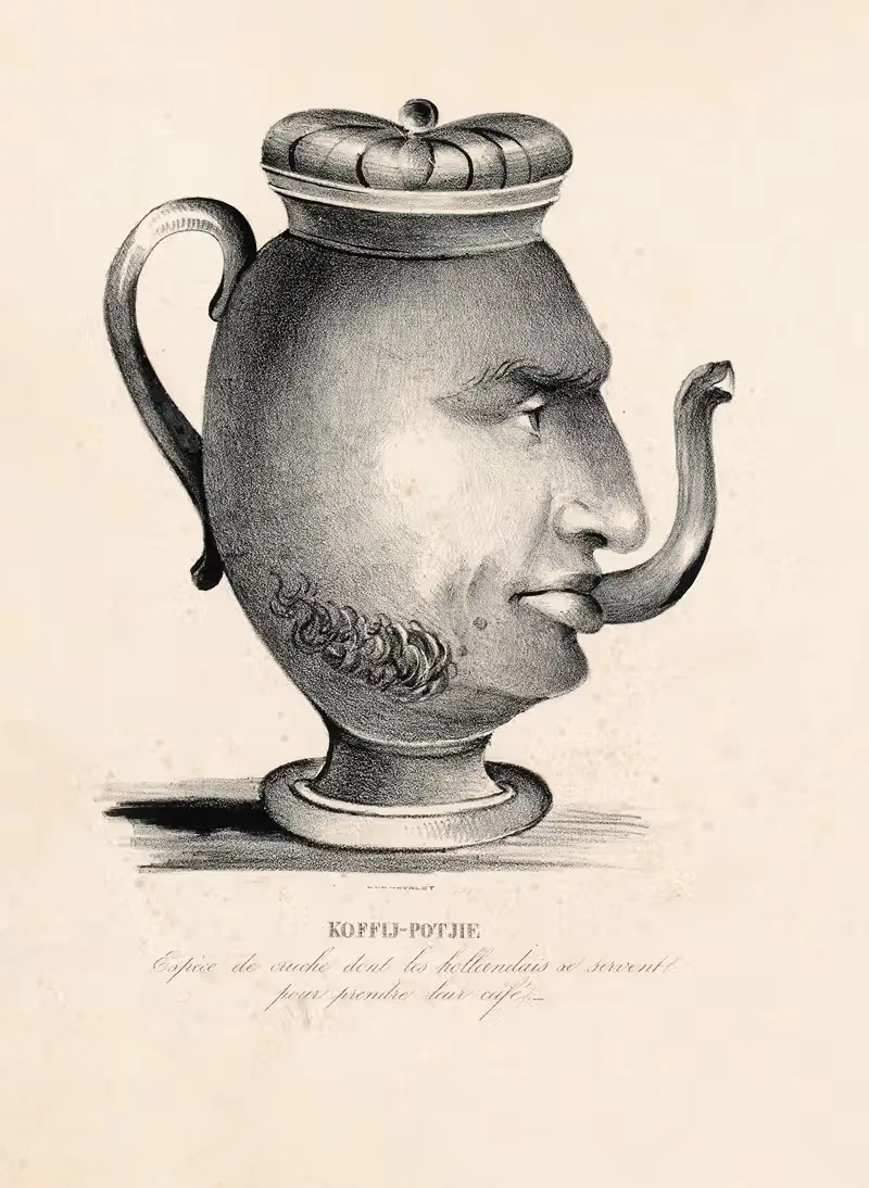 Koffij-potjie by Charles Philipon — digital art print download