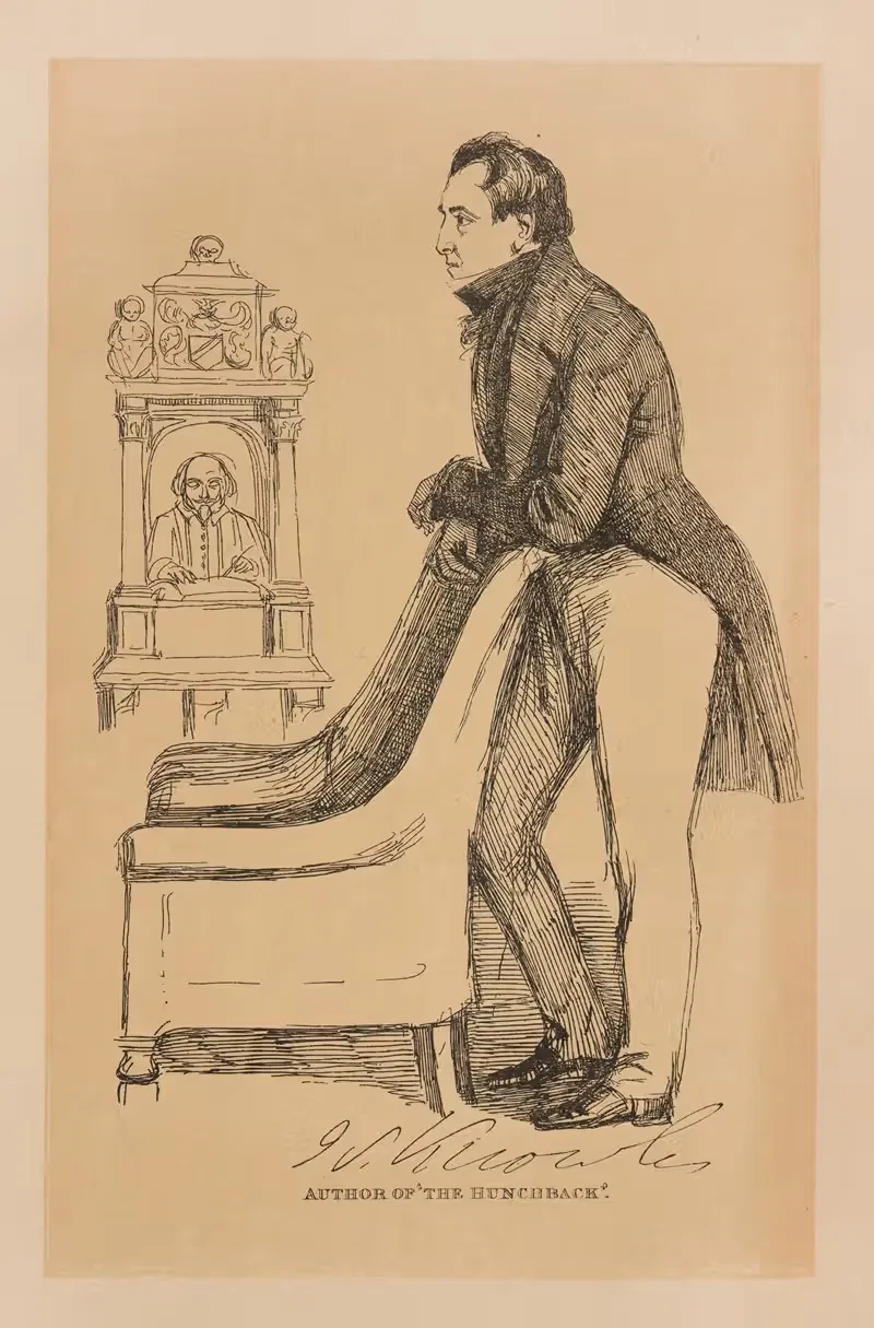 J. S. Knowles, author of 'The Hunchback' — Daniel Maclise