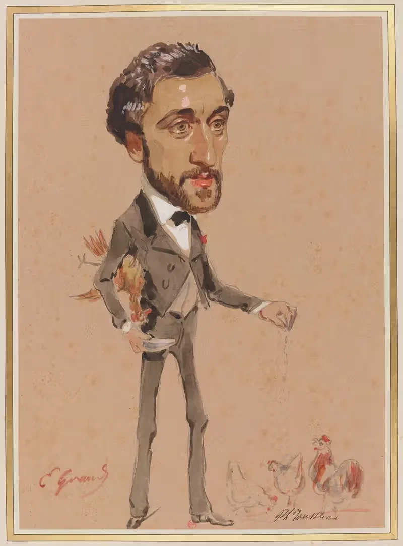 Филипп Руссо by Южен Жирар, 1816-1887 — digital art print download