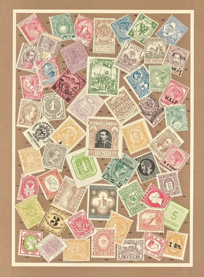 Postage stamps of foreign nations. — F. E. Wright