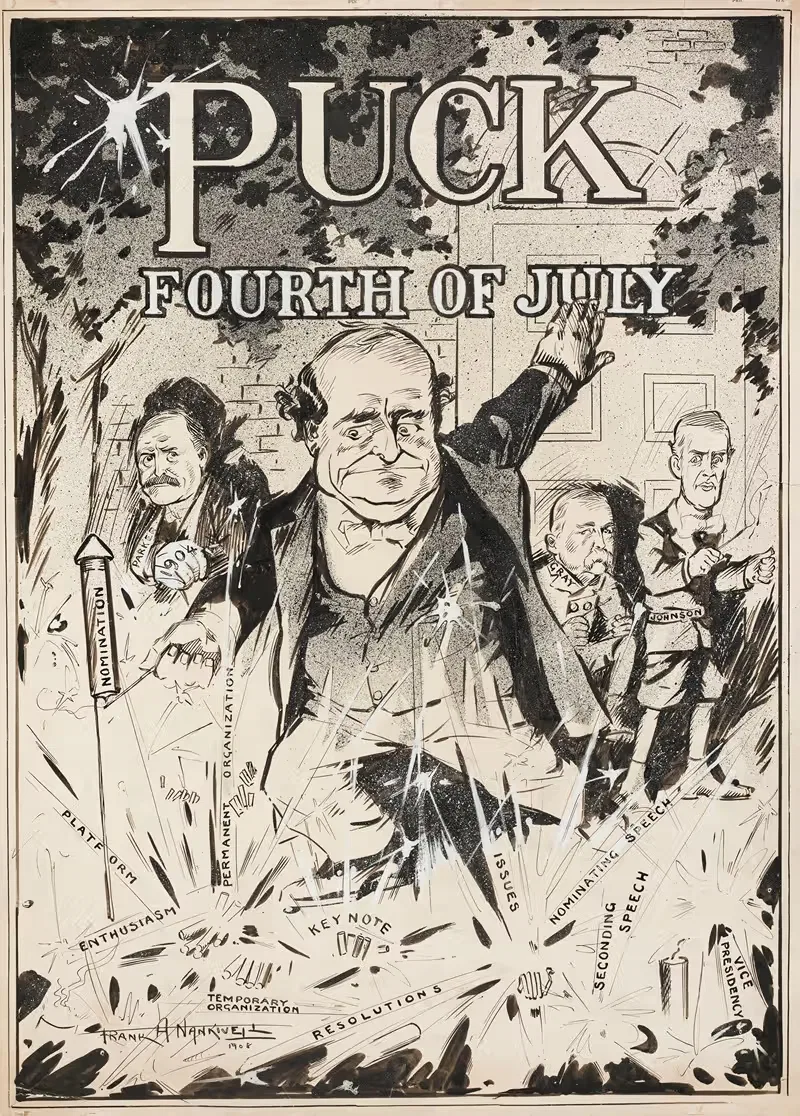 Puck Fourth of July — Frank Arthur Nankivell