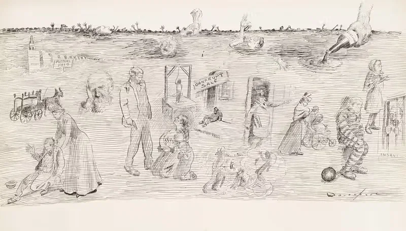 Numerous consequences of drinking too much whiskey — Homer Davenport