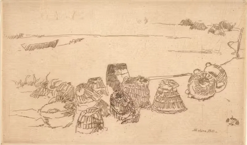 Маленький двор by Джеймс Абботт МаКнилл Уистлер, 1880 — digital art print download