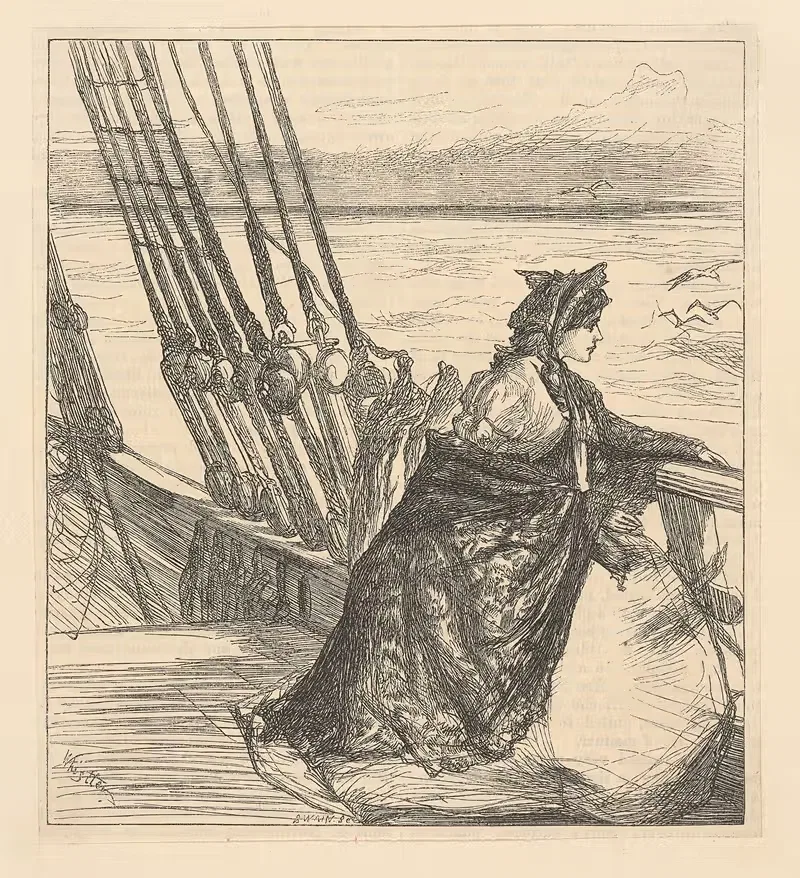 Дочь майора. by Джеймс Абботт МаКнилл Уистлер, 1862 — digital art print download