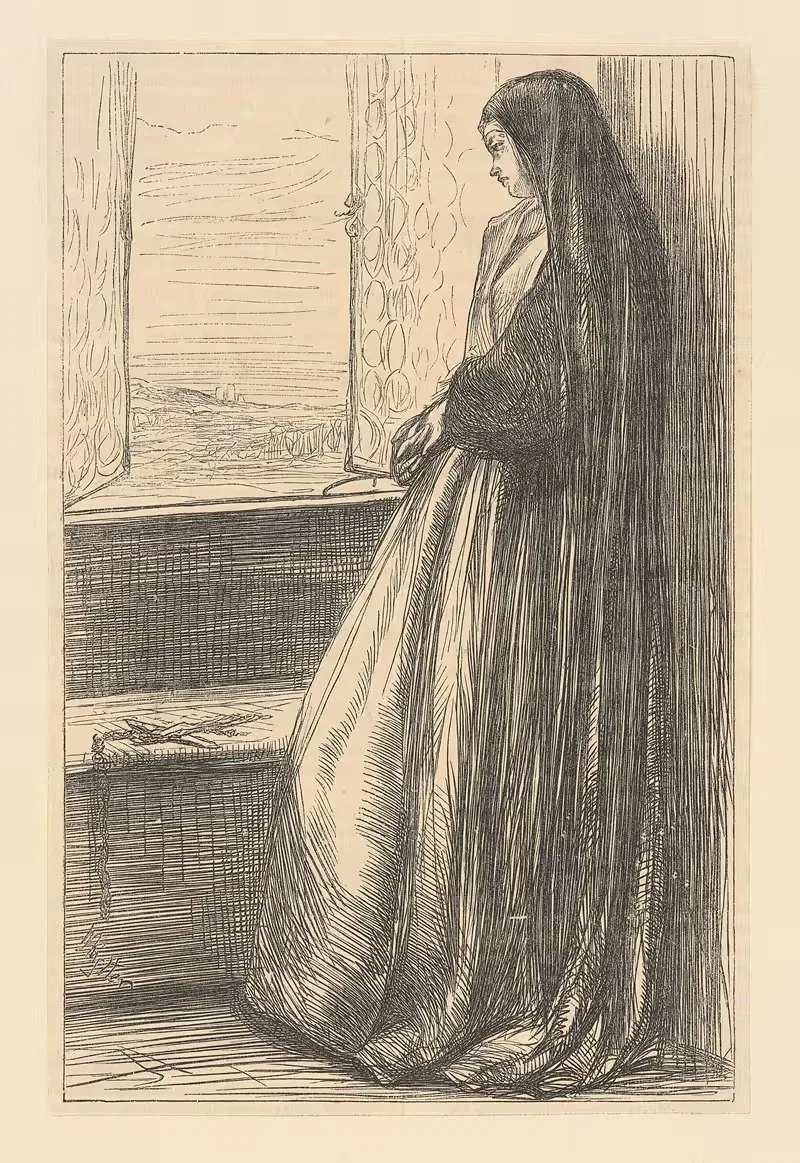 Дочь майора by Джеймс Абботт МаКнилл Уистлер, 1862 — digital art print download