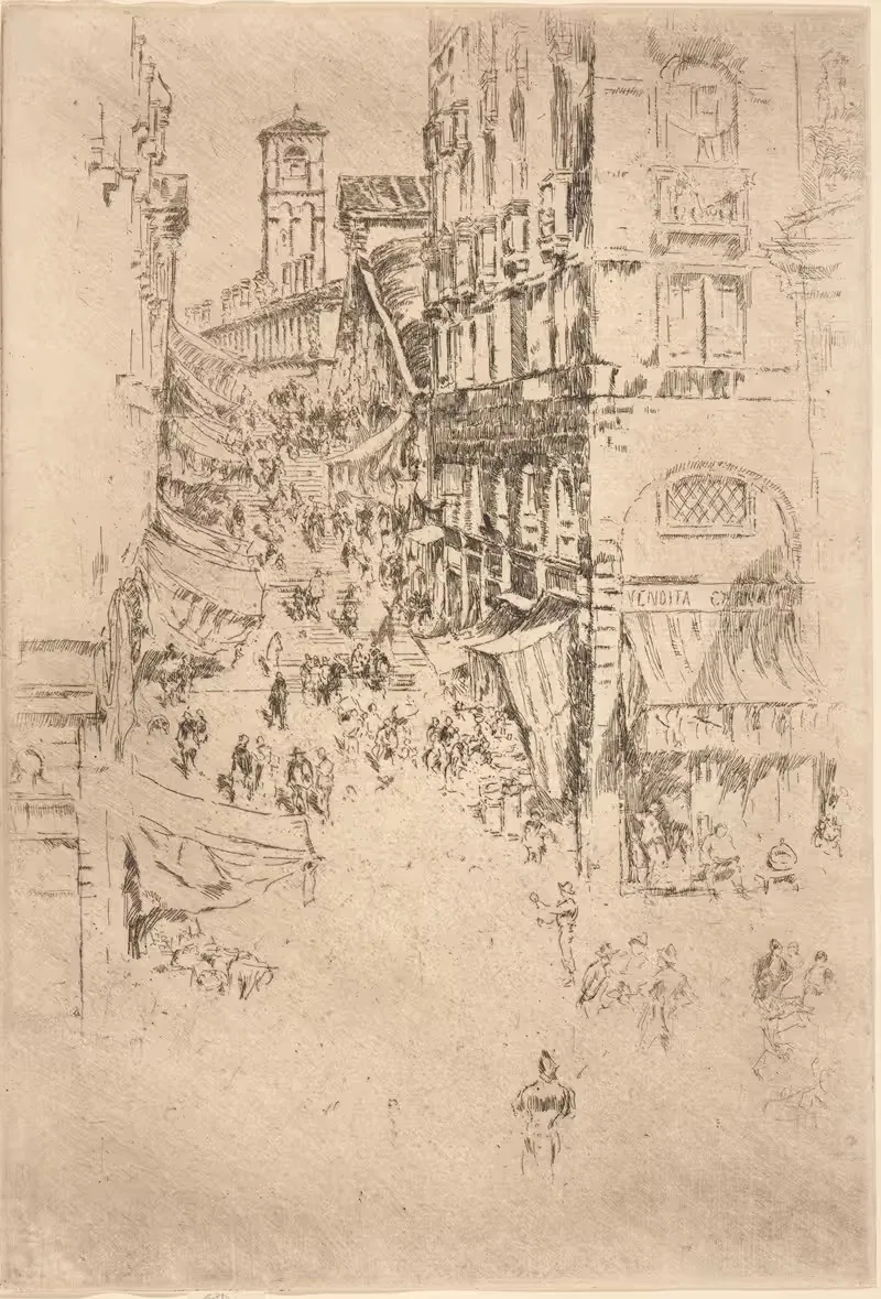 The Rialto by James Abbott McNeill Whistler, 1879 — digital art print download