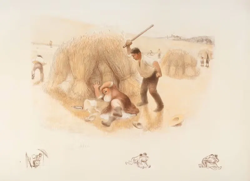 Супружеская коррекция или Явное преступление by Жан Вебер, 1908 — digital art print download
