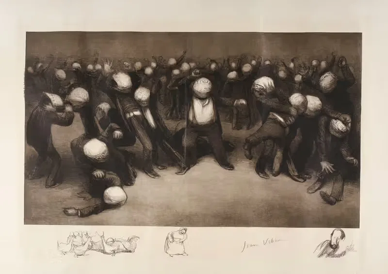 Слепые – общественное мнение by Жан Вебер, 1907 — digital art print download
