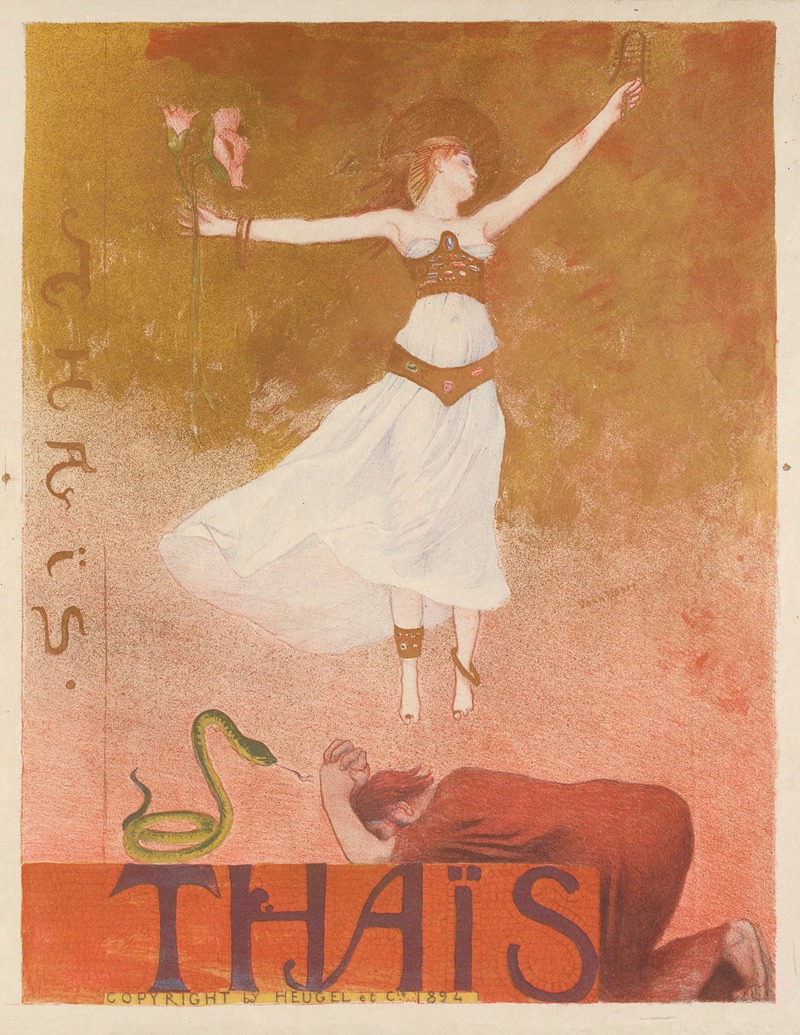 Таис by Жан Вебер, 1893 — digital art print download