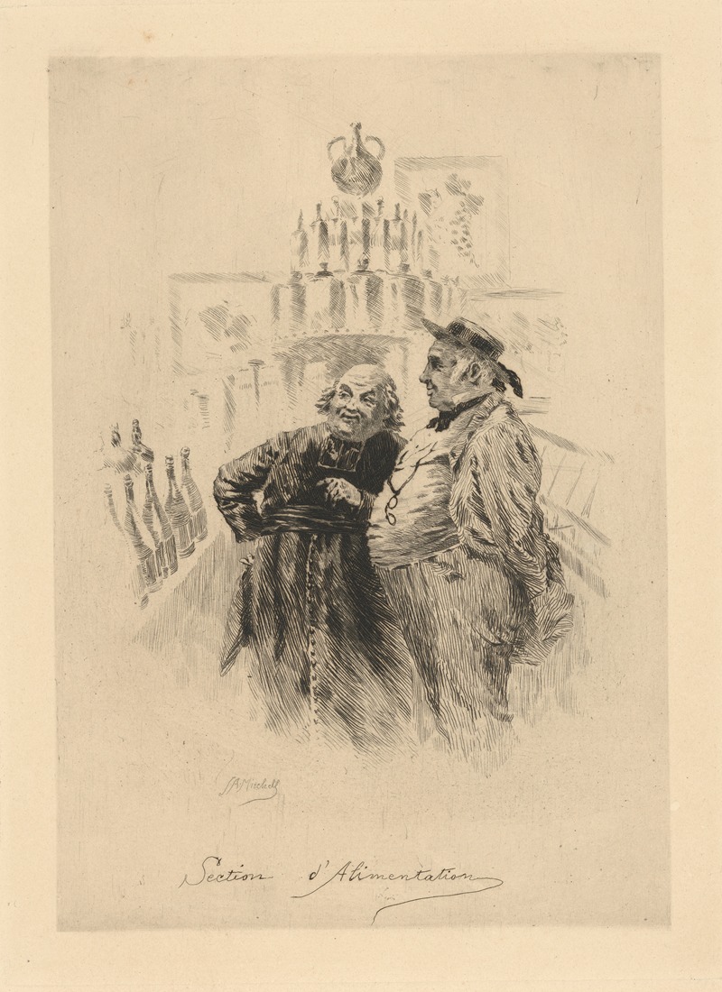 Раздел питания by Джон Эймс Митчелл, 1878 — digital art print download