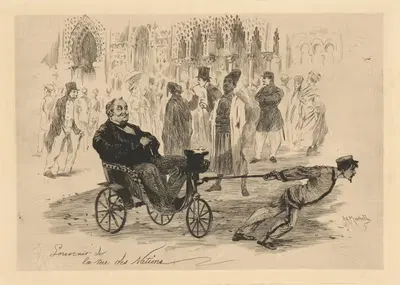 Souvenir de la Rue des Nations by John Ames Mitchell, 1878 — digital art print download