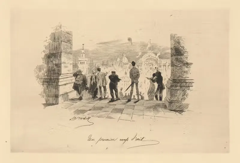 Первый взгляд by Джон Эймс Митчелл, 1878 — digital art print download