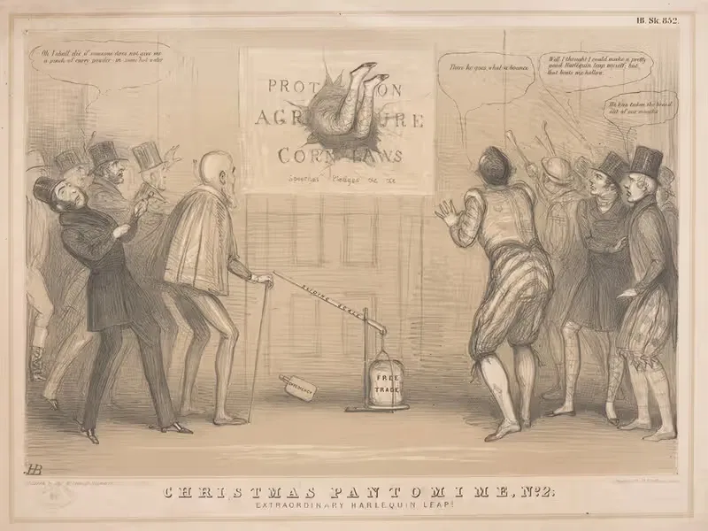 Christmas pantomime, No. 2; Extraordinary harlequin leap! — John Doyle