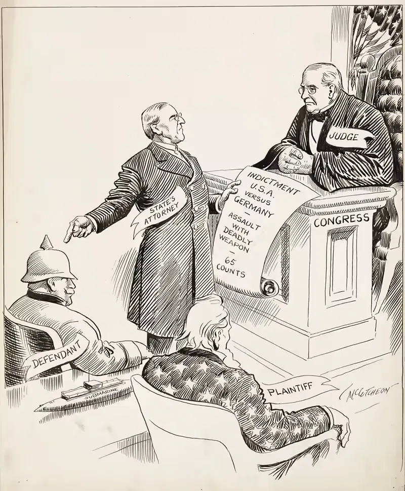 Штат представляет свое дело by Джон Тинни МаКкатчон, 1916 — digital art print download