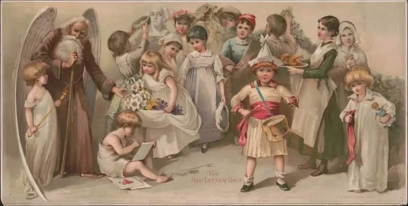 Красные буквы by Лизбет Буллок Хамфри, 1889 — digital art print download