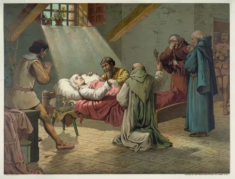 The Death of Columbus — Louis Prang & Co.