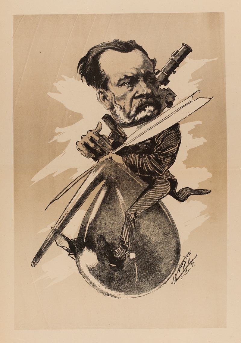 М. Луи Пастер by Мануэль Луке, 1883 — digital art print download