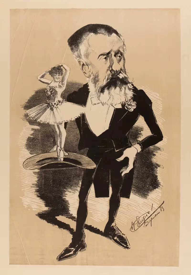 М. Ванкорбейл, директор Оперы by Мануэль Луке, 1883 — digital art print download
