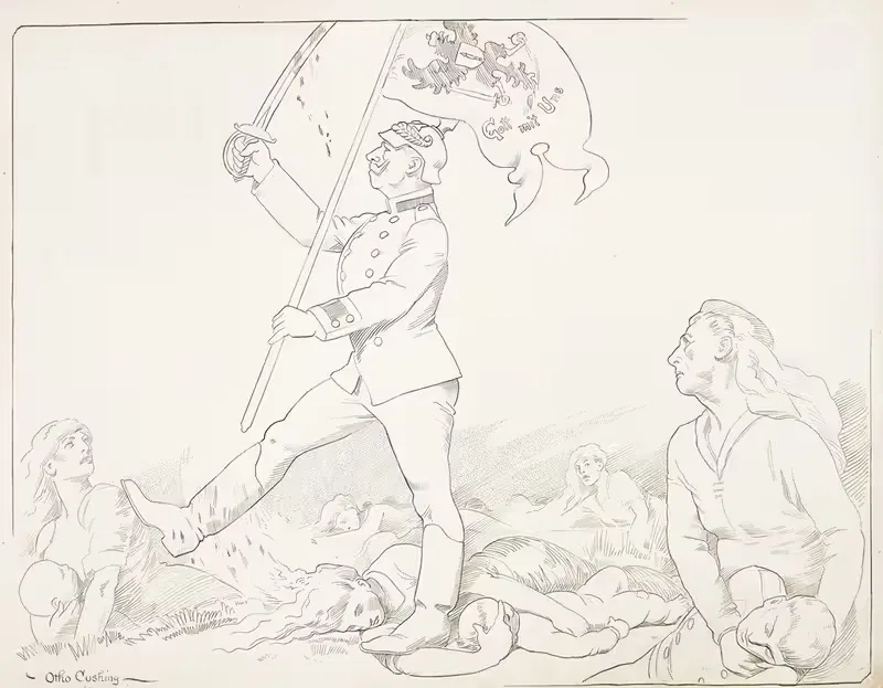 Вперед, христианский солдат by Ото Кашинг, 1916 — digital art print download