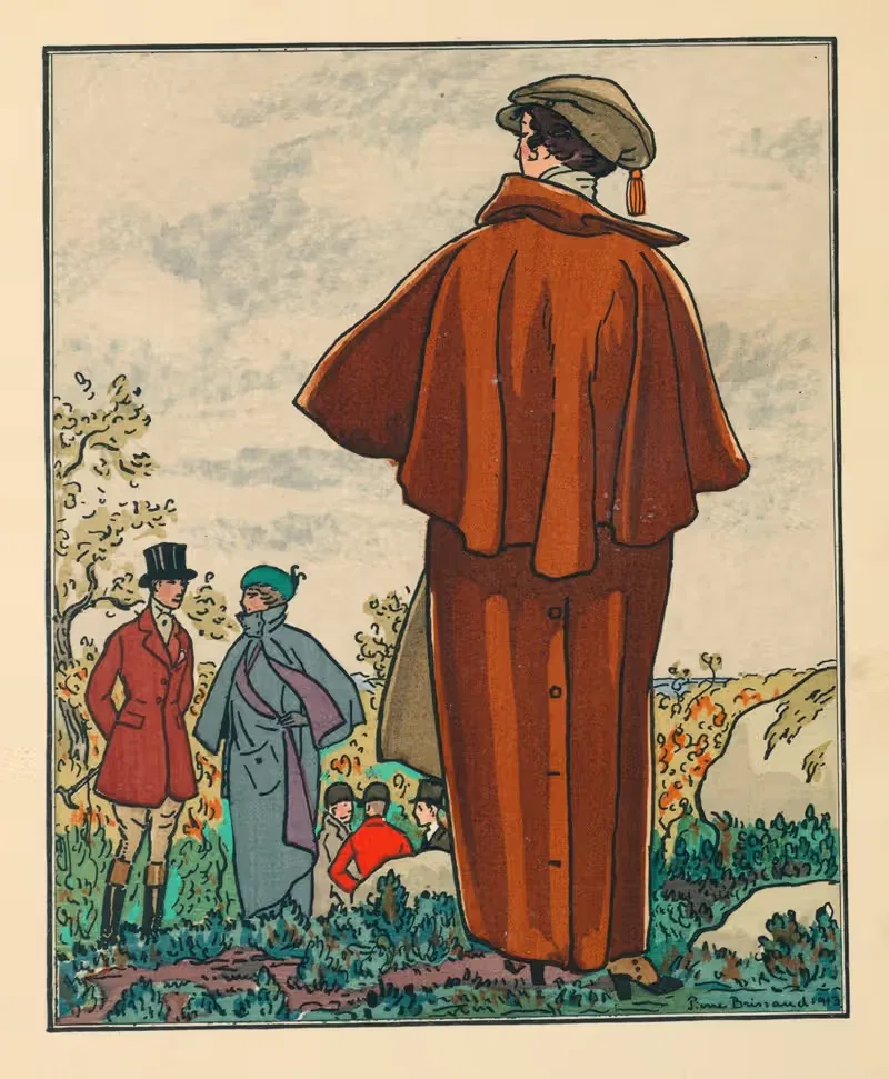 Le 'Meet' (The Encounter) by Pierre Brissaud, 1913 — digital art print download