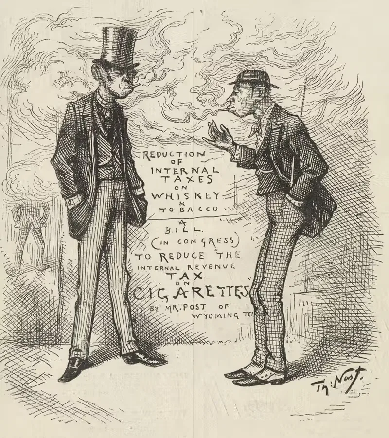 A bill to make idiots by Thomas Nast, 1882 — digital art print download