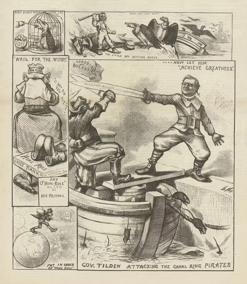 A few sketches by Thomas Nast, 1875 — digital art print download