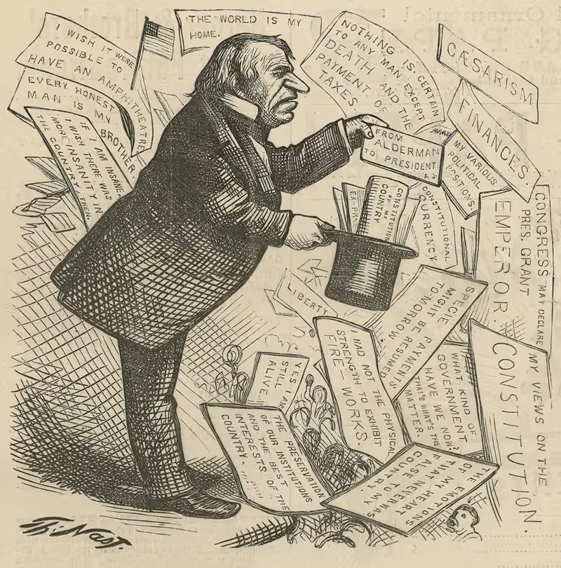 Andy still lives, and is at his old tricks — Thomas Nast