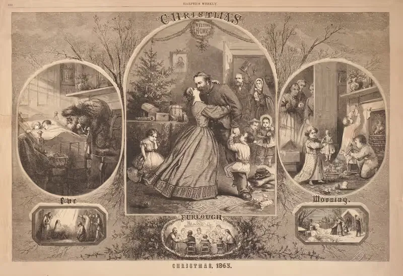 Рождество, 1863 by Томас Наст — digital art print download