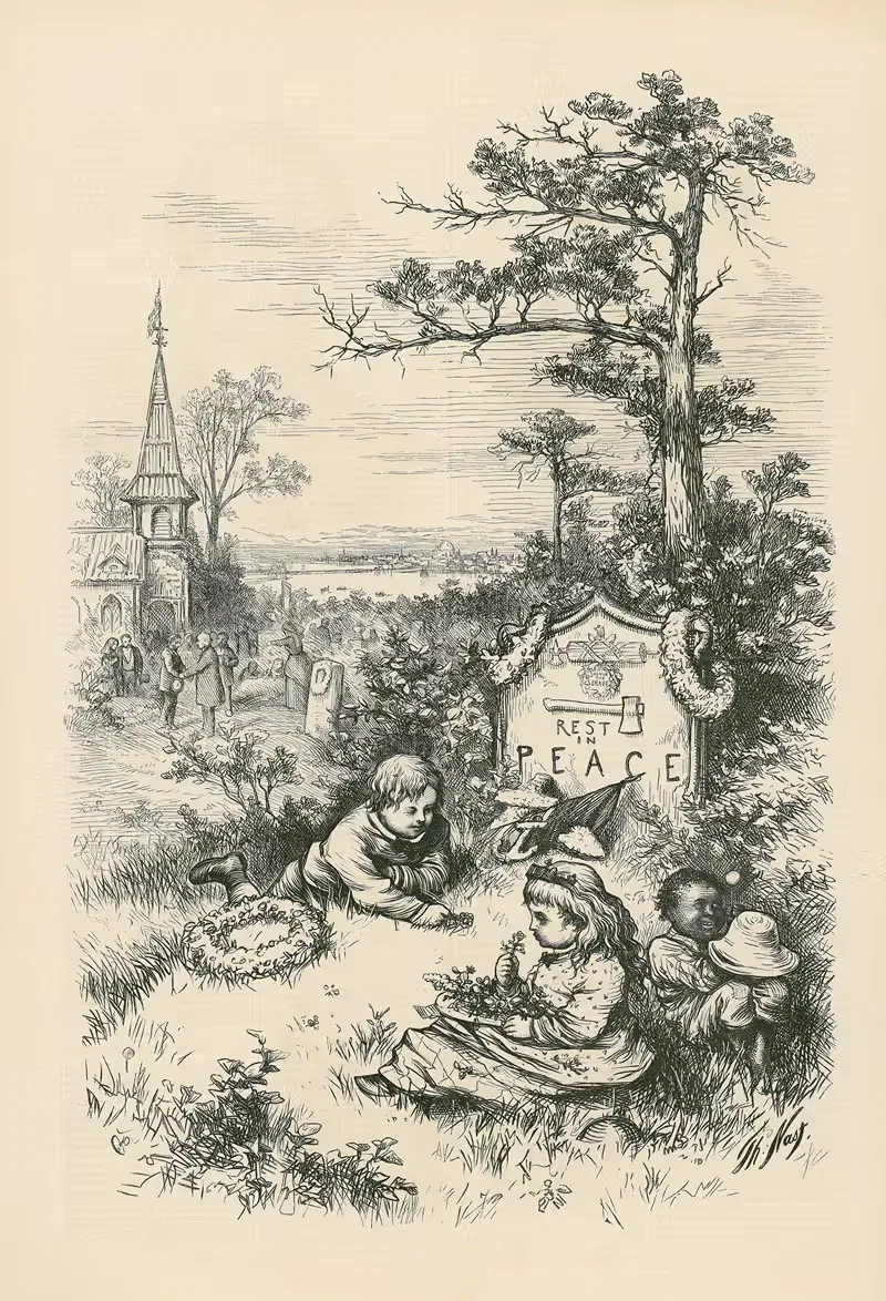 День украшений, 30 мая 1871 года by Томас Наст — digital art print download